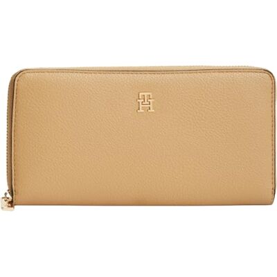 Tommy Hilfiger Th Icon Lrg Za Seasonal Damen Geldbörse Zipper Wallet, Khaki, One Size, AW0AW18760 Tommy Hilfiger Th Icon Lrg Za Seasonal Damen Geldbörse Zipper Wallet, Khaki, One Size, AW0AW18760