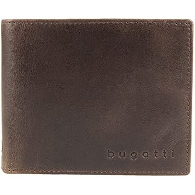 Bugatti Volo Herren Leder Geldbörse Portemonnaie Wallet, Braun 10 Kartenfächer, Münzfach, mit Klappe Bugatti Volo Herren Leder Geldbörse Portemonnaie Wallet, Braun 10 Kartenfächer, Münzfach, mit Klappe