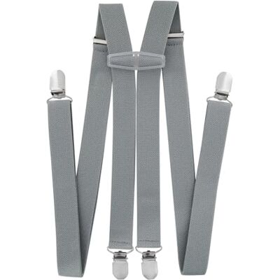 axy Hosenträger für Herren breit 2,5 cm in H-Form mit 4 Hosenträger Clips extra stark längenverstellbar axy Hosenträger für Herren breit 2,5 cm in H-Form mit 4 Hosenträger Clips extra stark längenverstellbar