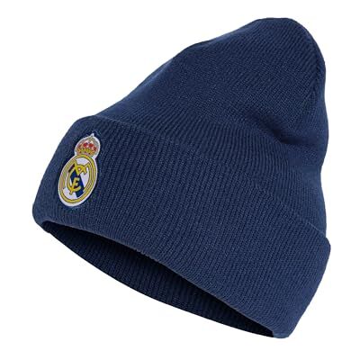 Adidas Unisex Real Madrid Woolie Hat, Team Navy Blue 2/White, M-L Adidas Unisex Real Madrid Woolie Hat, Team Navy Blue 2/White, M-L