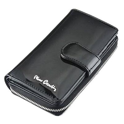 Pierre Cardin 05 Line 116, Damen Geldbörse, Naturleder, 18 Kartenfächer, Münz- und Geldscheinfächer, 17x9x3 cm, Schwarz Pierre Cardin 05 Line 116, Damen Geldbörse, Naturleder, 18 Kartenfächer, Münz- und Geldscheinfächer, 17x9x3 cm, Schwarz