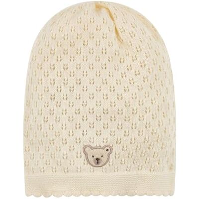 Steiff Beanie Mütze EU Größe 55 Buttercream, weich und warm, stylische Mütze für Jungen & Mädchen, angenehmer Perfekter Sitz Steiff Beanie Mütze EU Größe 55 Buttercream, weich und warm, stylische Mütze für Jungen & Mädchen, angenehmer Perfekter Sitz