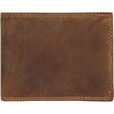 Bagan Vintage Braune Leder Geldbörse - Geldbörse Bagan Vintage Braune Leder Geldbörse - Geldbörse