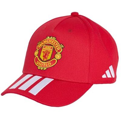 Adidas Unisex Kinder Manchester United Kids Hat, MUFC red/White, XXS-XS Adidas Unisex Kinder Manchester United Kids Hat, MUFC red/White, XXS-XS