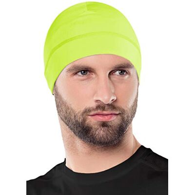 OutdoorEssentials Skull Cap Helmfutter & Laufmütze für Herren, Winter-Laufmütze, Thermo-Fahrradmütze Gelb OutdoorEssentials Skull Cap Helmfutter & Laufmütze für Herren, Winter-Laufmütze, Thermo-Fahrradmütze Gelb