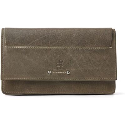 dR Amsterdam Damen Geldbörse 93190, Olive, S, Zeitgenössisch dR Amsterdam Damen Geldbörse 93190, Olive, S, Zeitgenössisch