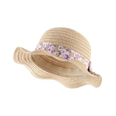 Sterntaler Strohhut Wellenrand -Modischer Hut mit Wellenkrempe und Blumenband Mädchen Sonnenhut Baby und Kinder Kopfbedeckung Strandkappe Sand, Größe 45 Sterntaler Strohhut Wellenrand -Modischer Hut mit Wellenkrempe und Blumenband Mädchen Sonnenhut Baby und Kinder Kopfbedeckung Strandkappe Sand, Größe 45