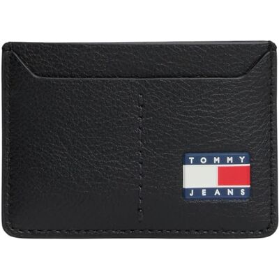 Tommy Jeans Herren Kartenetui Heritage Holder Klein, Schwarz (Black), Einheitsgröße Tommy Jeans Herren Kartenetui Heritage Holder Klein, Schwarz (Black), Einheitsgröße