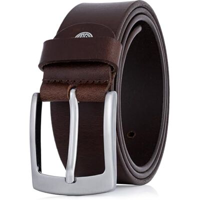 LINDENMANN Ledergürtel Herren, dunkelbraun 40 mm Vollleder, casual und hochwertig verarbeitet, für vielseitige Outfits LINDENMANN Ledergürtel Herren, dunkelbraun 40 mm Vollleder, casual und hochwertig verarbeitet, für vielseitige Outfits