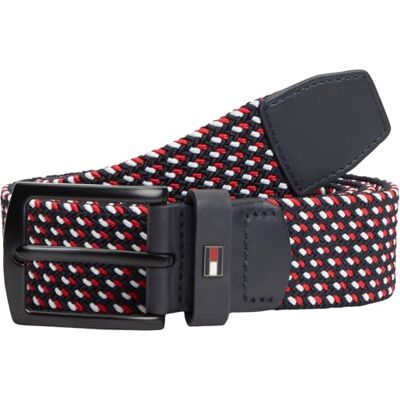 Tommy Hilfiger Herren Gürtel Denton Elastic Geflochten, Schwarz (Corp), 80 cm Tommy Hilfiger Herren Gürtel Denton Elastic Geflochten, Schwarz (Corp), 80 cm