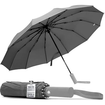 Tanness Winddichter Regenschirm 10 Rippen wasserdichter & kompakter Regenschirm mit Auf-/Zuautomatik und ergonomischem Griff Faltbarer Mini-Regenschirm Starke Regenschirme für Wind und Regen, Tanness Winddichter Regenschirm 10 Rippen wasserdichter & kompakter Regenschirm mit Auf-/Zuautomatik und ergonomischem Griff Faltbarer Mini-Regenschirm Starke Regenschirme für Wind und Regen,