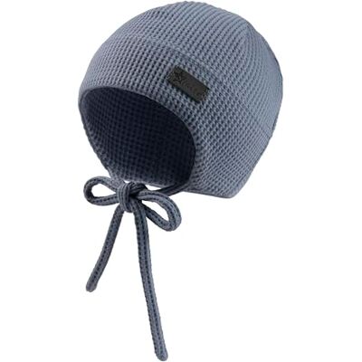 Sterntaler Beanie Waffelpique mit Bindeband Unisex Baby Beanie mit UV -Schutz 30 für Spielspaß an heißen Tagen Leichte Mütze für Babys graublau, 45 Sterntaler Beanie Waffelpique mit Bindeband Unisex Baby Beanie mit UV -Schutz 30 für Spielspaß an heißen Tagen Leichte Mütze für Babys graublau, 45