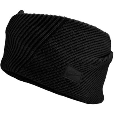 Nike Herren City Knit Headband Stirnband Running Fitness Training Sport Haarband warm Winter, Black/Black, One Size Nike Herren City Knit Headband Stirnband Running Fitness Training Sport Haarband warm Winter, Black/Black, One Size