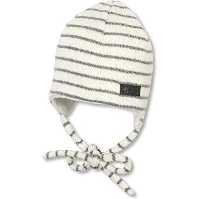 Sterntaler Unisex Kinder Mütze Baby Beanie Mütze Streifen, beige, 41 Sterntaler Unisex Kinder Mütze Baby Beanie Mütze Streifen, beige, 41