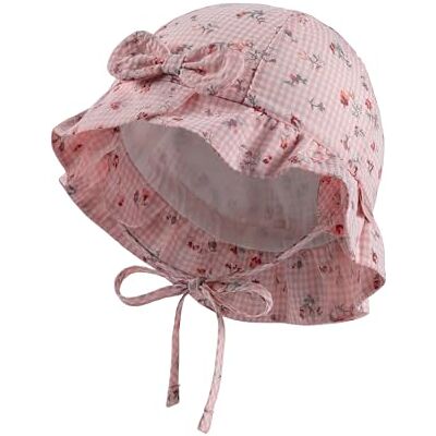 Sterntaler Babyhut Vichy Karo Bindeband Mädchen Babyhut mit UV -Schutz 50 aus Baumwoll -Mischgewebe Schirmmütze für Babys perlrosa, 47 Sterntaler Babyhut Vichy Karo Bindeband Mädchen Babyhut mit UV -Schutz 50 aus Baumwoll -Mischgewebe Schirmmütze für Babys perlrosa, 47