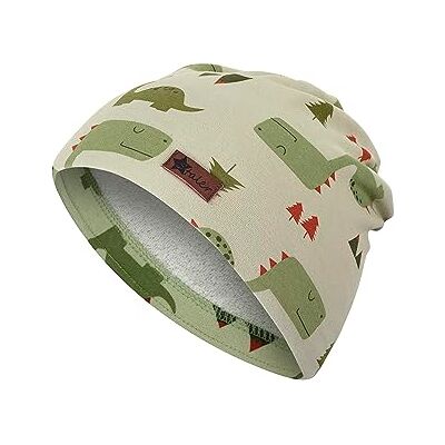 Sterntaler Baby Jungen Mütze Baby Beanie Mütze Dino, Grün, 49 Sterntaler Baby Jungen Mütze Baby Beanie Mütze Dino, Grün, 49