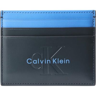 Calvin Herren Kartenetui Bold aus Leder, Blau (Slate Blue), Einheitsgröße Calvin Herren Kartenetui Bold aus Leder, Blau (Slate Blue), Einheitsgröße