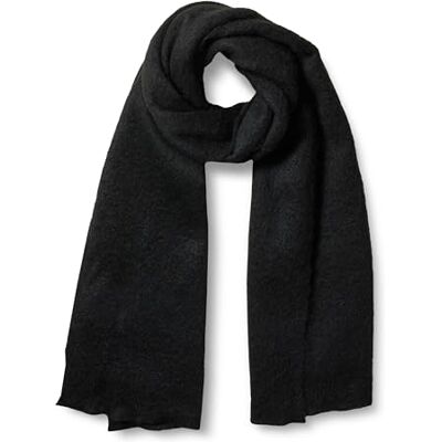 Amazon Damen Schal in gebürsteter Textur, Schwarz, Einheitsgröße Amazon Damen Schal in gebürsteter Textur, Schwarz, Einheitsgröße