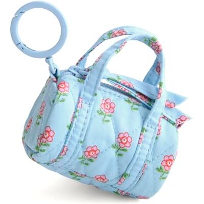 Vera Bradley Damen Premium Baumwolle Original Seesack Charm, Narzissen-Ditsy, Einheitsgröße Vera Bradley Damen Premium Baumwolle Original Seesack Charm, Narzissen-Ditsy, Einheitsgröße