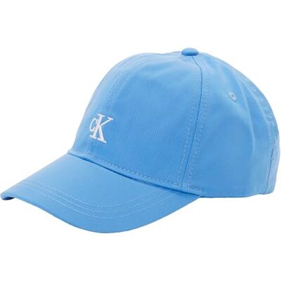 Calvin Unisex Kinder Monogramm Baseball Cap IU0IU00150 Sonstige Kopfbedeckung, Blau (Provence), S-M Calvin Unisex Kinder Monogramm Baseball Cap IU0IU00150 Sonstige Kopfbedeckung, Blau (Provence), S-M