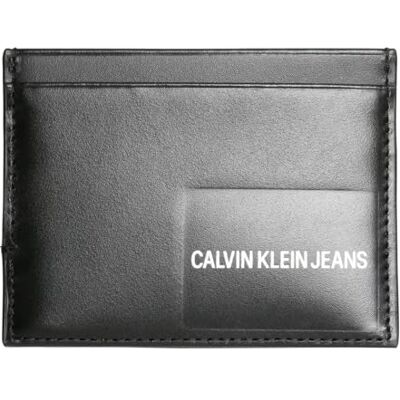 Calvin Leder Kartenhalter Squared Cardholder Black schwarz Calvin Leder Kartenhalter Squared Cardholder Black schwarz