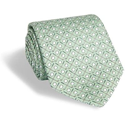 Vineyard Vines Herren Krawatte, Golfschläger grün, Einheitsgröße Vineyard Vines Herren Krawatte, Golfschläger grün, Einheitsgröße