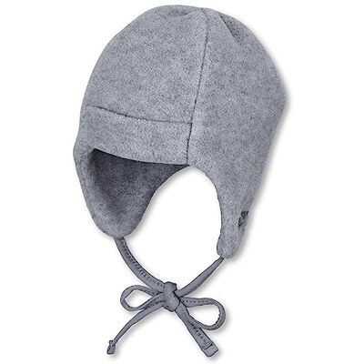Sterntaler Unisex Kinder Aus Microfleece Mütze, Silber Melange, 43 EU Sterntaler Unisex Kinder Aus Microfleece Mütze, Silber Melange, 43 EU