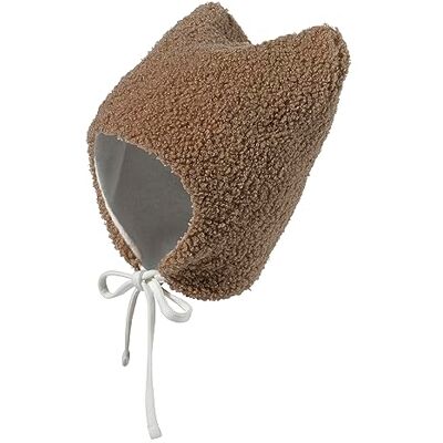 Sterntaler Baby Jungen Mütze Baby Mütze Plüsch mit Ohren, beige, 51 Sterntaler Baby Jungen Mütze Baby Mütze Plüsch mit Ohren, beige, 51