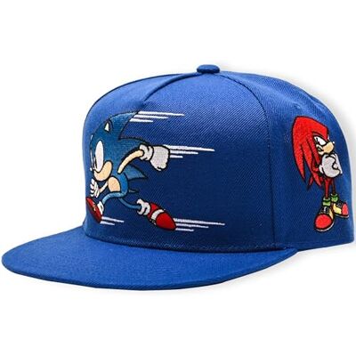 Concept One Herren Sonic The Hedgehog Erwachsene, verstellbare Snapback-Baseballmütze mit Flacher Krempe Baseballkappe, Allover Royal, Einheitsgröße Concept One Herren Sonic The Hedgehog Erwachsene, verstellbare Snapback-Baseballmütze mit Flacher Krempe Baseballkappe, Allover Royal, Einheitsgröße