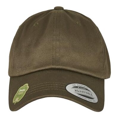 Flexfit Low Profile Organic Cotton Cap, Burnt Olive, one Size Flexfit Low Profile Organic Cotton Cap, Burnt Olive, one Size