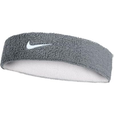 Nike Swoosh Classic Reversible Headband Stirnband Running Fitness Training Sport Haarband wendbar, Cool Grey/White/Cool Grey, One Size Nike Swoosh Classic Reversible Headband Stirnband Running Fitness Training Sport Haarband wendbar, Cool Grey/White/Cool Grey, One Size