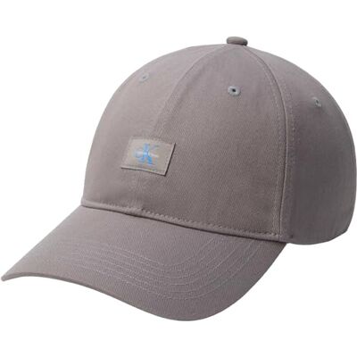 Calvin Herren Cap Monologo mit Logo-Patch, Grau (Cloudburst), Einheitsgröße Calvin Herren Cap Monologo mit Logo-Patch, Grau (Cloudburst), Einheitsgröße