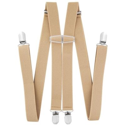axy Hosenträger für Herren breit 2,5 cm in H-Form mit 4 Hosenträger Clips extra stark längenverstellbar axy Hosenträger für Herren breit 2,5 cm in H-Form mit 4 Hosenträger Clips extra stark längenverstellbar