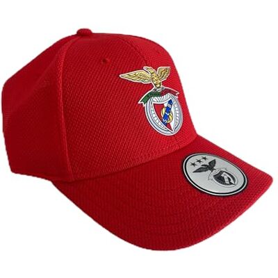 SL Benfica Premium-Kappe, rot, mit Wappen, für Erwachsene SL Benfica Premium-Kappe, rot, mit Wappen, für Erwachsene