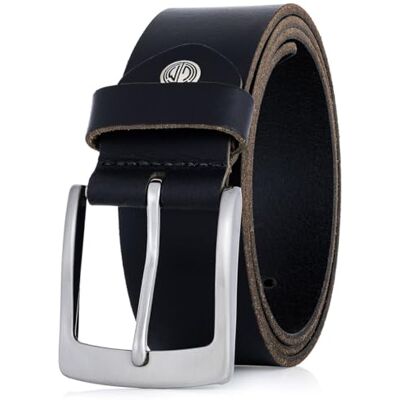 LINDENMANN Ledergürtel Herren, schwarz 40 mm Vollrindleder, zeitlos und hochwertig verarbeitet, für Alltag und Büro LINDENMANN Ledergürtel Herren, schwarz 40 mm Vollrindleder, zeitlos und hochwertig verarbeitet, für Alltag und Büro