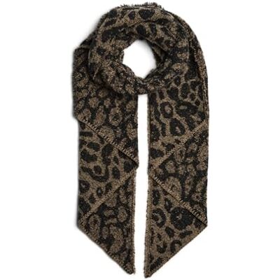 PIECES Damen Pcpyron Long Animal Scarf Noos Bc Schal 17151097,Tigers Eye/Aop:leo,Einheitsgröße PIECES Damen Pcpyron Long Animal Scarf Noos Bc Schal 17151097,Tigers Eye/Aop:leo,Einheitsgröße