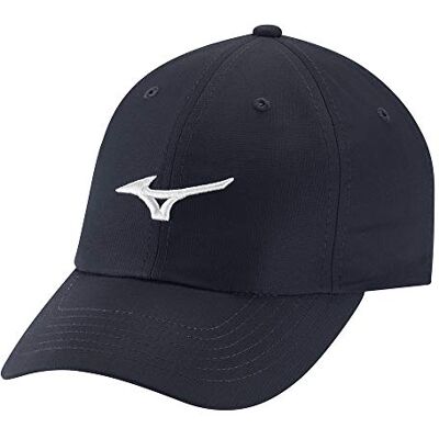 Mizuno Unisex-Erwachsene Tour verstellbare leichte Mütze Hut, Marineblau/Weiß, Einheitsgröße Mizuno Unisex-Erwachsene Tour verstellbare leichte Mütze Hut, Marineblau/Weiß, Einheitsgröße
