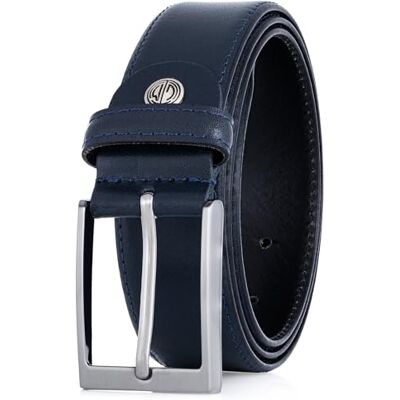 LINDENMANN Ledergürtel Herren, marine 35 mm Vollleder, business-tauglich und hochwertig verarbeitet, zu Jeans und Chinos LINDENMANN Ledergürtel Herren, marine 35 mm Vollleder, business-tauglich und hochwertig verarbeitet, zu Jeans und Chinos