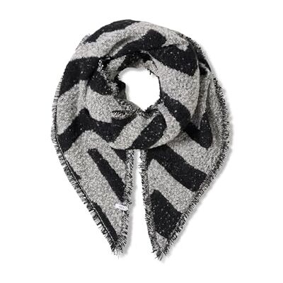 Cecil Bouclé Dreieckstuch Black A Cecil Bouclé Dreieckstuch Black A