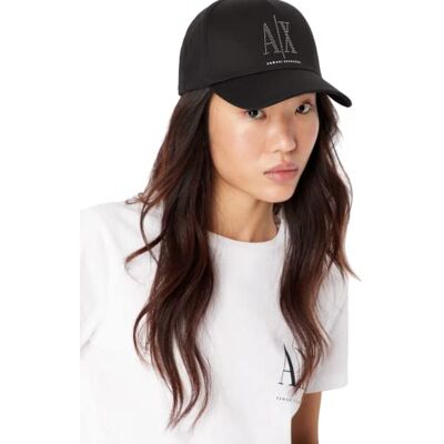 Armani Exchange Damen Icon Project, Shiny Logo Baseball Cap Armani Exchange Damen Icon Project, Shiny Logo Baseball Cap