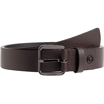 Calvin Herren Gürtel Concise 3,5 cm Ledergürtel, Braun (Dark Brown Pebble), 90 Calvin Herren Gürtel Concise 3,5 cm Ledergürtel, Braun (Dark Brown Pebble), 90