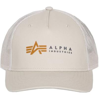 Alpha Label Trucker Cap Trucker Cap für Herren Jet Stream White Alpha Label Trucker Cap Trucker Cap für Herren Jet Stream White