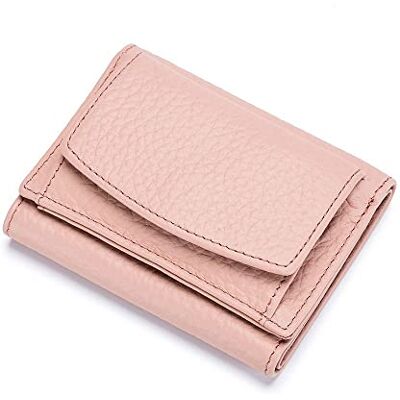 Generic 1Pcs Mini Geldbeutel Damen klein Echtleder Geldbeutel Damen Mini Portemonnaie mit RFID Damen Geldbörse Echtleder Kleine Leichte Brieftasche Schutz Kurzer Frauen kleine Geldbörse mit Münzfach Generic 1Pcs Mini Geldbeutel Damen klein Echtleder Geldbeutel Damen Mini Portemonnaie mit RFID Damen Geldbörse Echtleder Kleine Leichte Brieftasche Schutz Kurzer Frauen kleine Geldbörse mit Münzfach