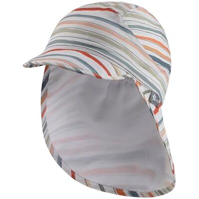 Sterntaler Schirmmütze mit Nackenschutz Streifen Kinder Mütze gefüttert mit Bio -Batist Schirmmütze Unisex mit Aufdruck UV 50+ Sonnenkappe aus Baumwolle weiß, 53 Sterntaler Schirmmütze mit Nackenschutz Streifen Kinder Mütze gefüttert mit Bio -Batist Schirmmütze Unisex mit Aufdruck UV 50+ Sonnenkappe aus Baumwolle weiß, 53