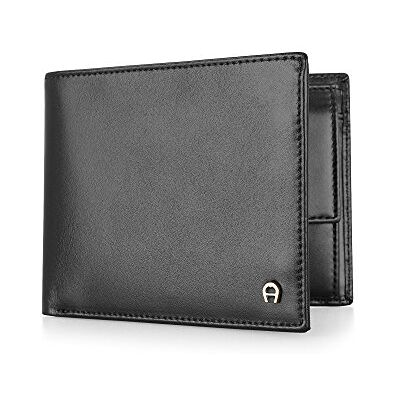 Aigner Portemonnaie Geldbörse 152673 im Querformat schwarz 12x9x2cm (B x H x T) Aigner Portemonnaie Geldbörse 152673 im Querformat schwarz 12x9x2cm (B x H x T)