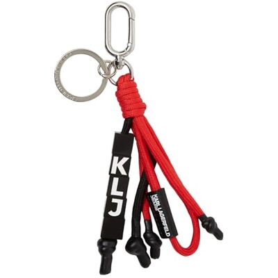 KARL LAGERFELD JEANS Damen Rope Bag Charm Grenadine/Black One size KARL LAGERFELD JEANS Damen Rope Bag Charm Grenadine/Black One size