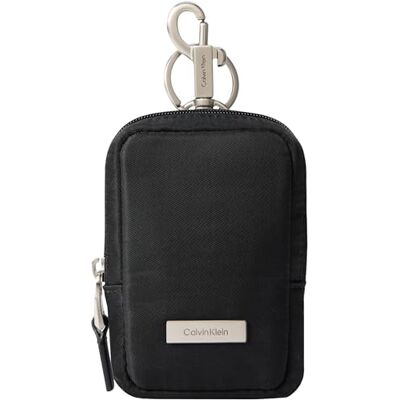Calvin Herren Schlüsselanhänger Sleek Clip Pouch mit Tasche, Schwarz (Black), Einheitsgröße Calvin Herren Schlüsselanhänger Sleek Clip Pouch mit Tasche, Schwarz (Black), Einheitsgröße