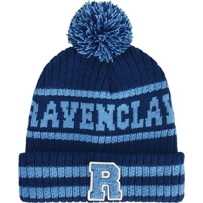 Harry Potter Concept One Beanie Mütze Hogwarts Collegiate Winter Knit Cap mit Manschette und Pom, Ravenclaw, Einheitsgröße Harry Potter Concept One Beanie Mütze Hogwarts Collegiate Winter Knit Cap mit Manschette und Pom, Ravenclaw, Einheitsgröße