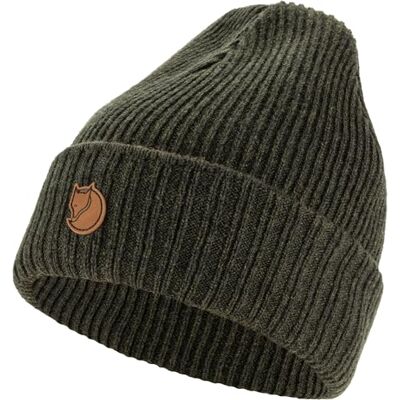 Fjällräven Unisex Sörmland Reversible Mütze, Dark Olive, One Size Fjällräven Unisex Sörmland Reversible Mütze, Dark Olive, One Size