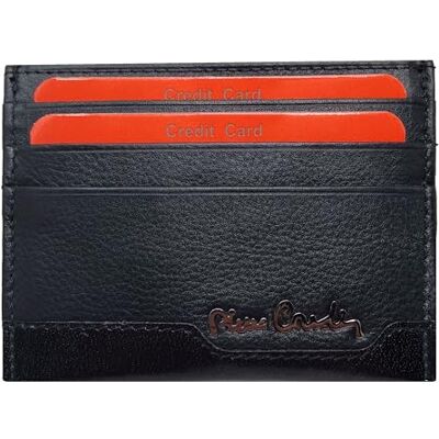 Pierre Cardin Kreditkartenetui, aus echtem Leder, Herren, dünn, dünn, klein, rfid, Geschenk, Jungen, Kreditkartenetui (schwarz) Pierre Cardin Kreditkartenetui, aus echtem Leder, Herren, dünn, dünn, klein, rfid, Geschenk, Jungen, Kreditkartenetui (schwarz)